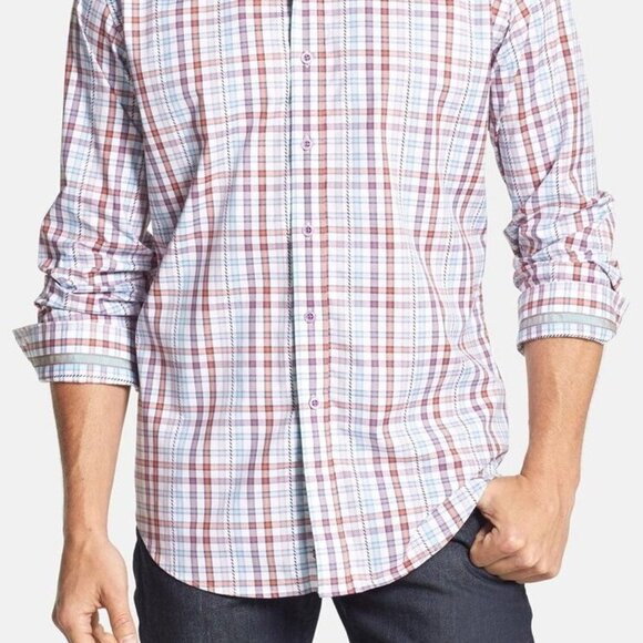 Robert Graham Lavender Anacapri Classic Fit Shirt - Picture 2 of 4